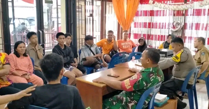 Konflik Ditengah Masyarakat Babinsa dan Babinkamtibmas Turun Tangan