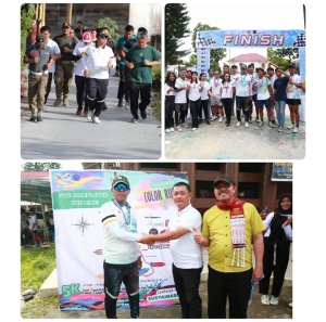 Bupati Taput Hadiri Puncak Sepekan Art Festival Season 5 Colour Run 2025