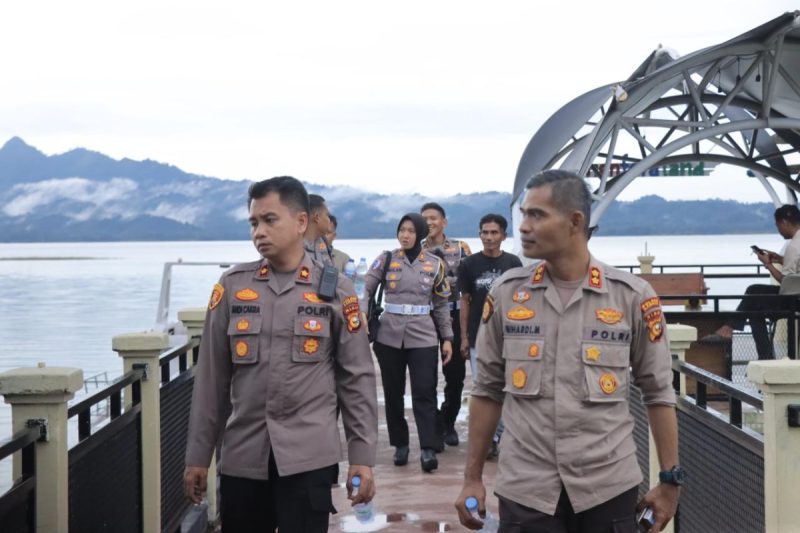 Kapolres Kampar Patroli Jelajah Wisata di Henferd Land, Pastikan Keamanan dan Kenyamanan Wisatawan, Himbau Masyarakat Waspada dan Jaga Anak-Anak