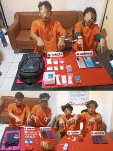 Satresnarkoba Polres Kampar Tangkap 6 Pelaku Narkoba di Kecamatan Gunung Sahilan 