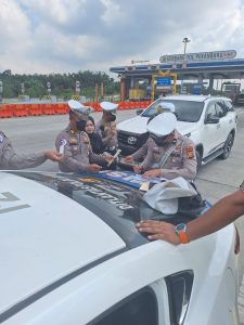 Polda Riau Gelar Razia Kecepatan dan Tes Alkohol di Jalan Tol Pekanbaru–Dumai