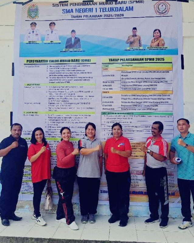 SMA Negeri 1 Telukdalam Gelar Sosialisasi SPMB Tahun 2025