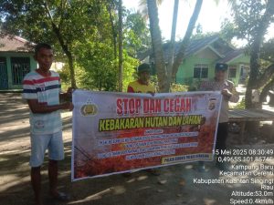 Polsek Cerenti Gencarkan Sosialisasi dan Patroli Cegah Karhutla
