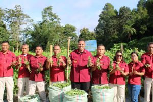 Kalapas Kelas IIB Siborongborong Dukung Program Pemerintah melakukan kegiatan Ketahanan Pangan.