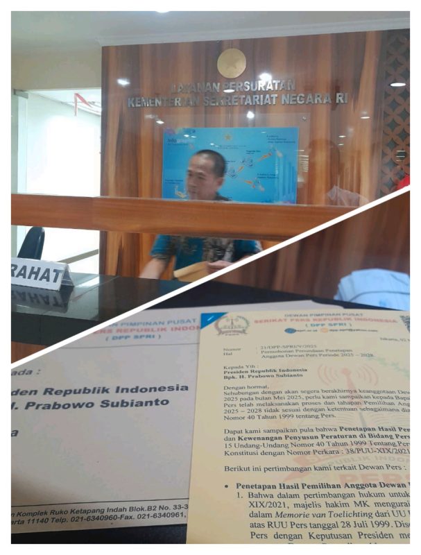 SPRI Minta Presiden Tunda Penetapan Anggota Dewan Pers Periode 2025-2028