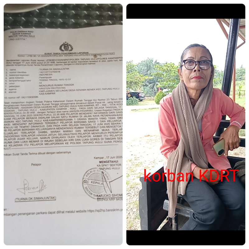 Oknum Karyawan PTPN IV Regional III Diduga Lakukan KDRT, Terduga Pelaku Gelisah dan Gelar Konferensi Pers
