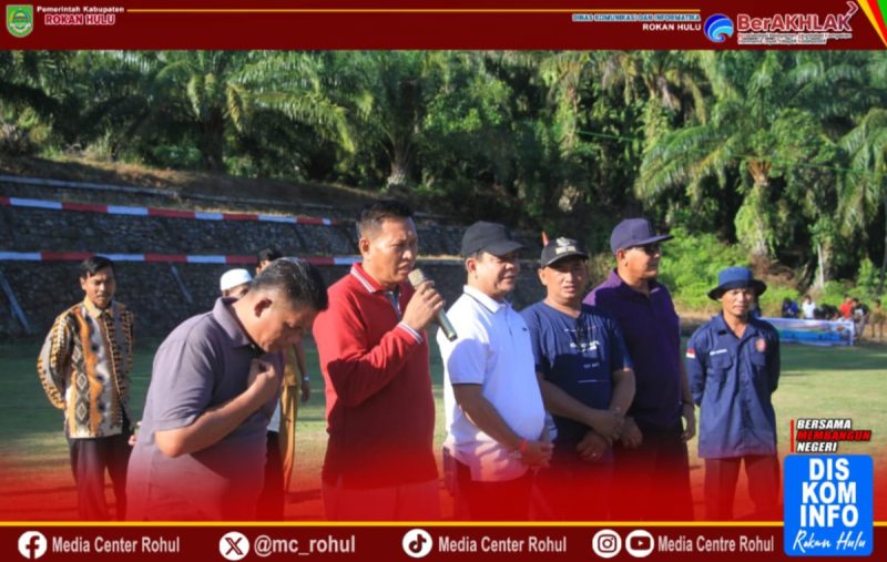 Wabup Rohul Syafaruddin Poti Resmi Buka Turnamen Mini Soccer Arbet Cup VII