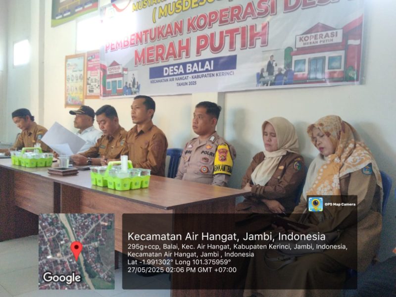 Pembentukan koperasi merah putih (KMP), Desa Balai berjalan dengan sukses