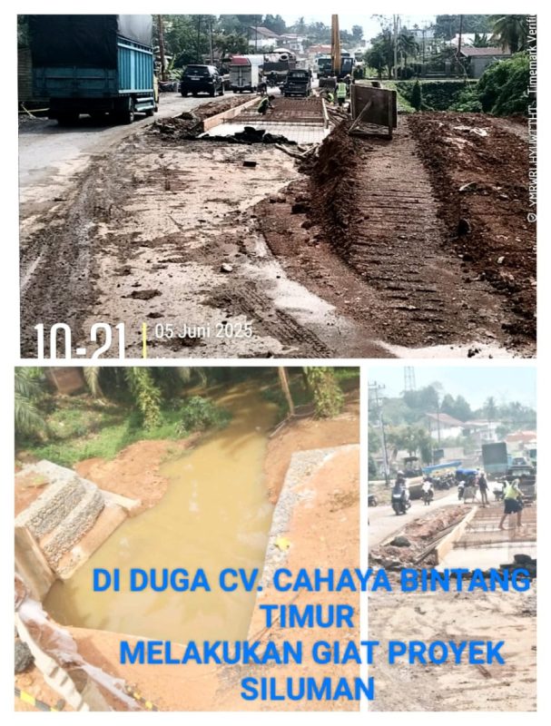 Diduga Proyek Siluman Beroperasi di Kecamatan Jujuhan, Kabupaten Bungo