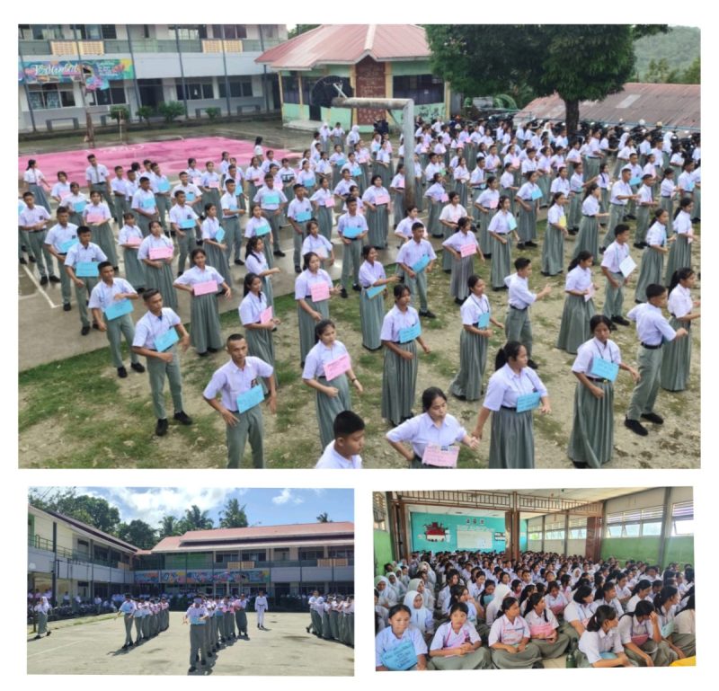 Hari Pertama MPLS SMA Negeri 1 Teluk Dalam, Nursari Rindu Simanullang, S.Pd.,MM : Siswa Baru Untuk Menjadi Pribadi Yang Aktif, Mandiri dan Bertanggung Jawab