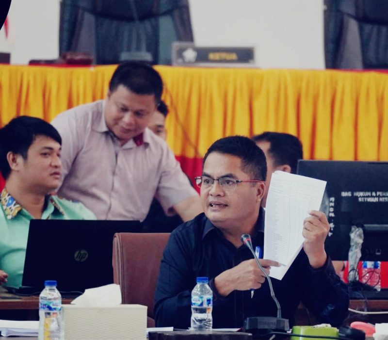 Banggar Dan Komisi 1 DPRD Nisel Gelar Raker Dengan Pemerintah Daerah Terkait P3K Paruh Waktu