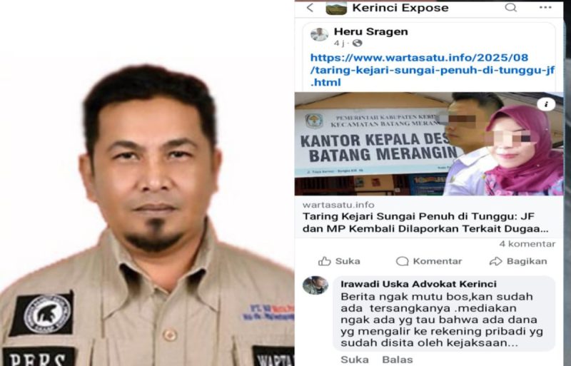 Doni Efendi, Ketua IWO Indonesia: Irawadi Uska Oknum Advokat Omon-Omon