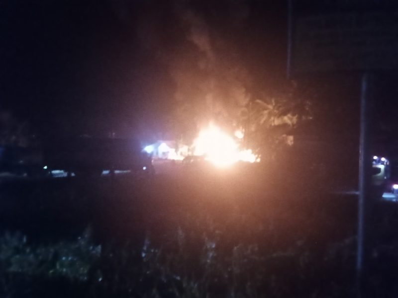 Rumah Makan Lamtabo Khas Batak di Suruni Ludes Terbakar, Diduga Akibat Arus Pendek
