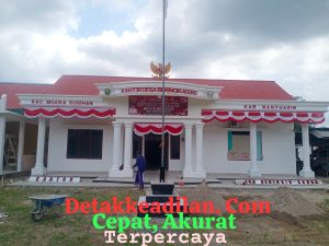 Progres Pengerjaan Rehab Kantor Desa Beringin Agung
