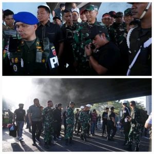 Pangdam XIV / Hasanuddin Apresiasi Tinjau Langsung Aksi Mahasiswa Atas Komitmen Damai