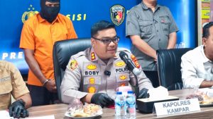 “Kurang dari 24 Jam, Pembunuh di Kualu Tertangkap!” Polres Kampar Gerak Cepat, Kapolres Imbau Warga Lapor Jika Ada Pencurian!