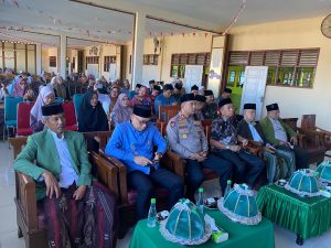 Kapolres Maros Hadiri Peringatan Maulid Nabi Besar Muhammad SAW di Pondok Pesantren Raudhaturrasyidin DDI Cambalagi Maros