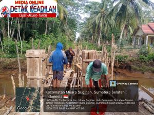 Desa Timbul Jaya Sukses Selenggarakan Kegiatan Pembangunan Desa.