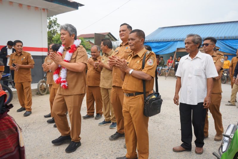 Desa Simanungkalit Kecamatan Sipoholon Pemkab Tapanuli Utara Targetkan Lahan Tidur Jadi Sumber Pangan Dan Pemulihan Ekonomi Masyarakat