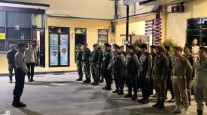 TNI-Polri Senergitas dan Satpol PP, Polres Gowa Gelar Cipta Kondisi Wilaya Hukum Polres Gowa