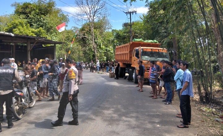 Sat Lantas Polres Maros Amankan Sopir Truk Tewaskan Dua Orang Warga Tanralili Kab.Maros