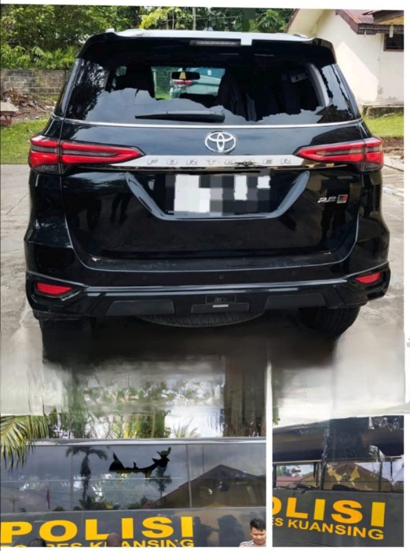 Enam mobil Rusak dan satu motor dibakar saat penertiban PETI di Cerenti,Kapolres Kuansing kami tetap tegas Tindak penambang ilegal